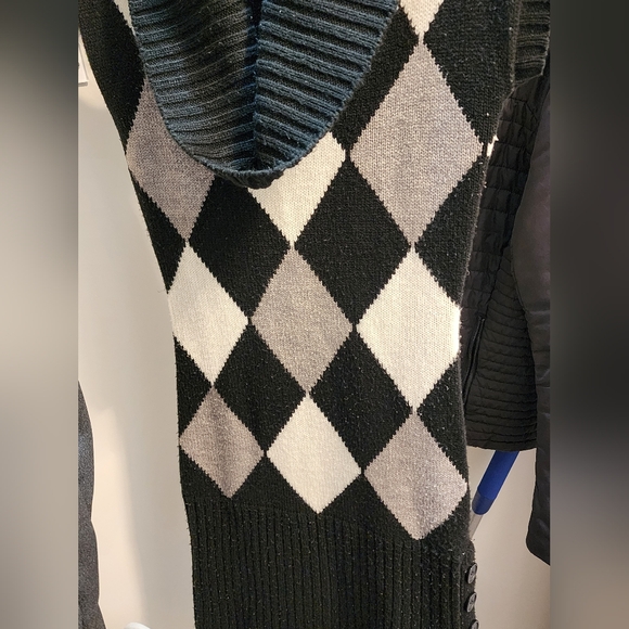 Majora Women's Fitted Cowl Neck Sweater Dress - Picture 5 of 12